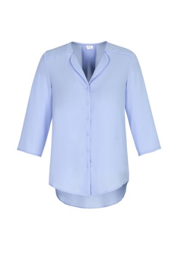 Picture of Biz Collection Ladies Lily Longline Blouse 3/4 Sleeve